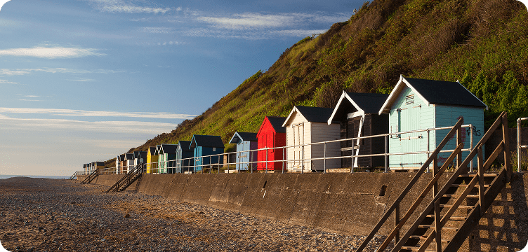 Picturesque beach